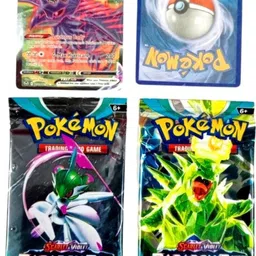 gift collection 48 PCS Of Scarlet & Violet Paradox Rift Super Rare Booster Playing Cards Game image 2