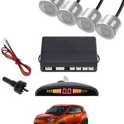peeps store Universal 4 Silver Reverse Parking Sensor-AP25A368 Universal 4 Silver Reverse Parking Sensor-AP25A368 Parking Sensor-picture-15