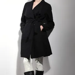 vero moda Polyester Solid Coat For Women-picture-31