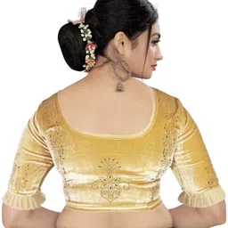 pu fashion Round Neck Women Blouse-picture-42