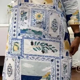 dhibha Women Viscose Rayon Kurti Pant Set image 2