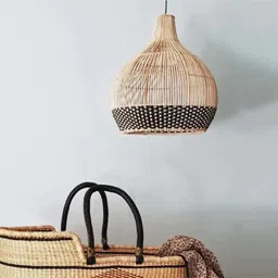 grassminds Aurora Woven Pendant Hanging Lights (Pendant Lights) Lamp Shade image 3