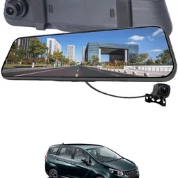 maties 9.66 inch Full Touch HD Mirror Screen Satrlight Night Vision-182 Black LED-picture-26