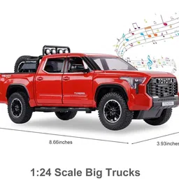 manaki enterprise 1:32 Toyota Tundra Alloy Car Off-Road Model Pickup Toy Car for Boys Diecast image 2