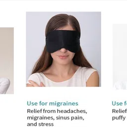 krurotza eye mask for sleeping men women with cooling gel for night deep sleep image 5