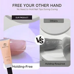bolt bee Semi-Solid Nail Glue Gel Strong Builder Gel for Press-On & Acrylic Nails image 3