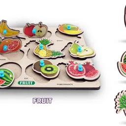 bitfeex Learning toys for kids Preschool activity kit Wooden Board Puzzle for kids image 2