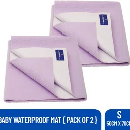 weewish Waterproof - Cotton, Fleece Dry Sheet - Reusable & Washable-(Small) - Pack of 2-picture-19