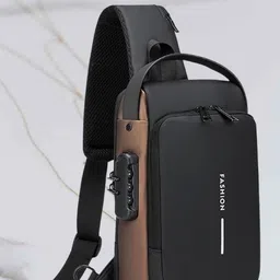 ProArch WomenBuzz Crossbody Massenger Bag Shoulder Strap With with Lock USB Charging Waist bag-picture-38