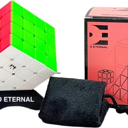 d eternal Cube 4x4 High Speed Stickerles Magic Cube With Cube Stand & Cube Pouch Bag-picture-35