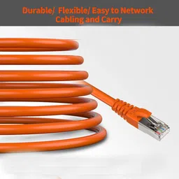 Sadow LAN Cable 3 m 3 Meter CAT6 High Speed RJ45 LAN Cable UTP Wires For Modem, Router, LAN ADSL image 2