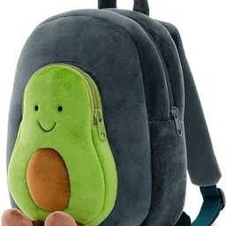 Avocado Backpack Cute Kids Plush Cartoon Travel Bag for Baby Girl/Boy 2-5 Years School Bag-image-24