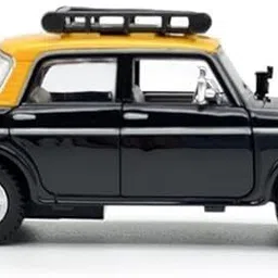 playsphere Ambassador Bombay Taxi Car Toy for Kids, Pull Back Action, Openable Doors image 4
