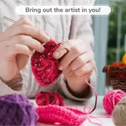 waaome 12 Colour Wool Balls art and craft Thread yarns woolen balls multi colour image 4