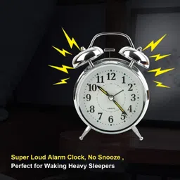 bbd Analog Silver Clock image 4