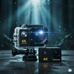 syntriz Premium 4k Bike Camera 4k Moto Vlogging GoPro Camera gopro camera Sports and Action Camera image 2