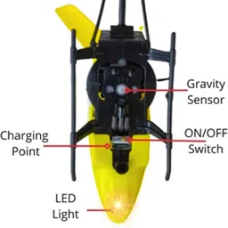 prikuna Remote Control Helicopter Toy for Kids – LED Lights, Rechargeable image 4