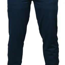 bwd Men Solid Blue Track Pants image 4