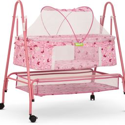 baybee Baby Swing Cradle for Baby Cradle Swing Jhula with Mosquito Protection Net-picture-15