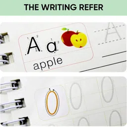 fayme international Magic Practice Copybook, Number Tracing Book for Preschoolers with Pen image 5