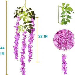 zoanto Multicolor Westeria Artificial Flower image 5