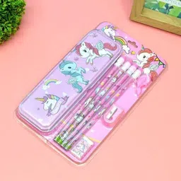 bhive Mini Unicorn Themed Pencil Case Gift Set For Kids (Pack of 1) Pencil image 2