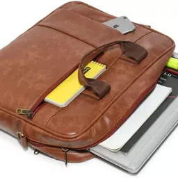 jairaj Men & Women Tan Messenger Bag image 4