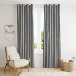 urban arts 274 cm (9 ft) Long Door Polyester Room Darkening Curtain (Pack Of 2)-picture-41