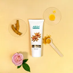 arish bio-natural Gold |Daily Glow & Skin Brightening Cleanser – 75 ml Face Wash image 2