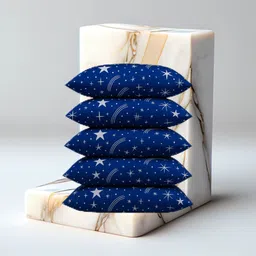 cathrol 5 Pillows Polyester Fibre Abstract Sleeping Pillow Pack of 5-picture-31