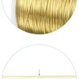 emmanuelstore Gold Craft Wire 0.3mm Jewelry Making image 2
