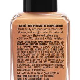 lakmé FOREVER MATTE FOUNDATION for Superior Coverage Foundation image 2