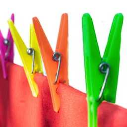 decaleast Plastic Cloth Clips/pegs for Hanger/Rods/Ropes/Towel Organizing Plastic Cloth Clips image 5