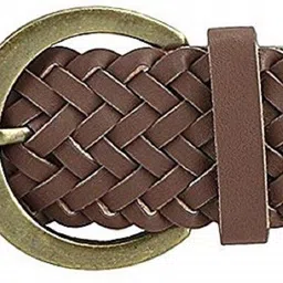 aakriti Women Casual Brown Synthetic Belt image 3
