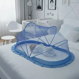 ya enterprise Baby mosquito net crib color blue HDPE - High Density Poly Ethylene Washable Infants Mosquito Net-picture-15