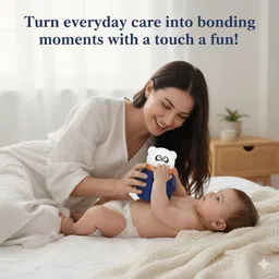 babyholic Baby Powder Puff with Soft Sponge | Gentle Powder Applicator for Newborns image 5