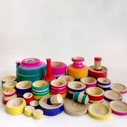 kumarihandicrafts Eco friendly Wooden Kids toy Kitchen set-picture-16