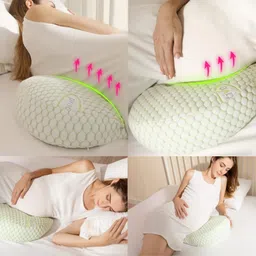 cozycrest Pregnancy Pillows for Sleeping Memory Foam Solid Pregnancy Pillow Pack of 1 image 3