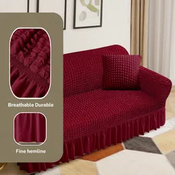 cortina Polyester 2 Seater Sofa Polka Cover image 2