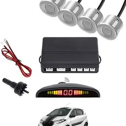 peeps store Universal 4 Silver Reverse Parking Sensor-AP25B102 Universal 4 Silver Reverse Parking Sensor-AP25B102 Parking Sensor image 1