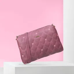 Purple Women Sling Bag - Medium 66-7354-Purple-image-14