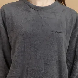 lugo Women Night Suit Set Grey Solid image 4