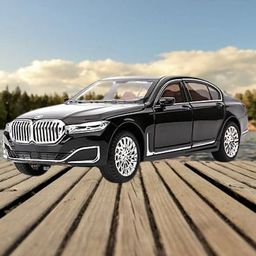 gknex gk BMW 7 Series 760Li 1:24 Die-Cast Metal Car Toy with Light & Sound, 6 Doors-picture-9
