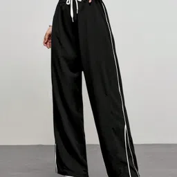 rajovati Women Striped Black Track Pants-picture-23