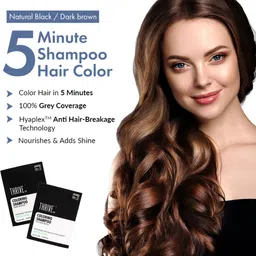 thriveco Coloring Shampoo with Hyaplex™ for Rich, Shiny Colored Hair | Ammonia-Free ,Dark Brown image 2