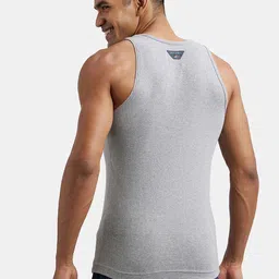 Jockey Combed Cotton Ribbed Sleeveless Vest with Extended Length for Easy Tuck FP04 image 5