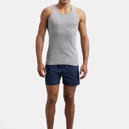 Jockey Combed Cotton Ribbed Sleeveless Vest with Extended Length for Easy Tuck FP04 image 3