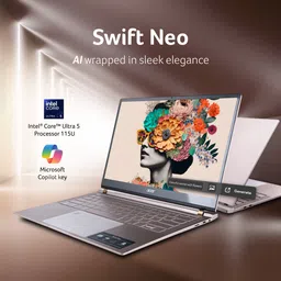 Acer Swift Neo OLED AI PC Intel Core Ultra 5 115U - (16 GB/1 TB SSD/Windows 11 Home) SFN14-54H Thin and Light Laptop image 3