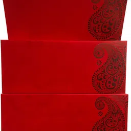 vnsrretails Red Sagan Fancy Shagun Envelopes for Cash Wedding & Festival Gift Pack of 25 Envelopes image 3