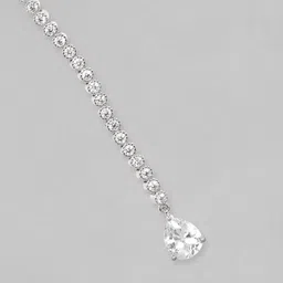 Rubans Zircon Studded Maang Tikka image 3